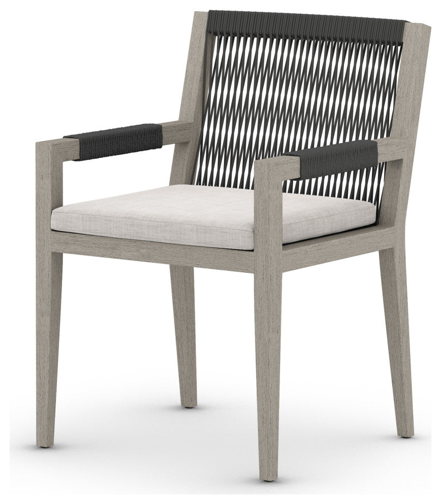 Sherwood Dining Armchair-Grey/Stone Grey