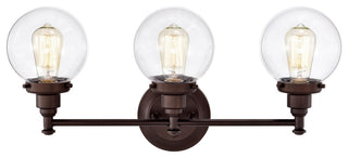 CHLOE Lighting Milo Transitional 3 Light OilRubbed Bronze BathVanity Fixture 24"