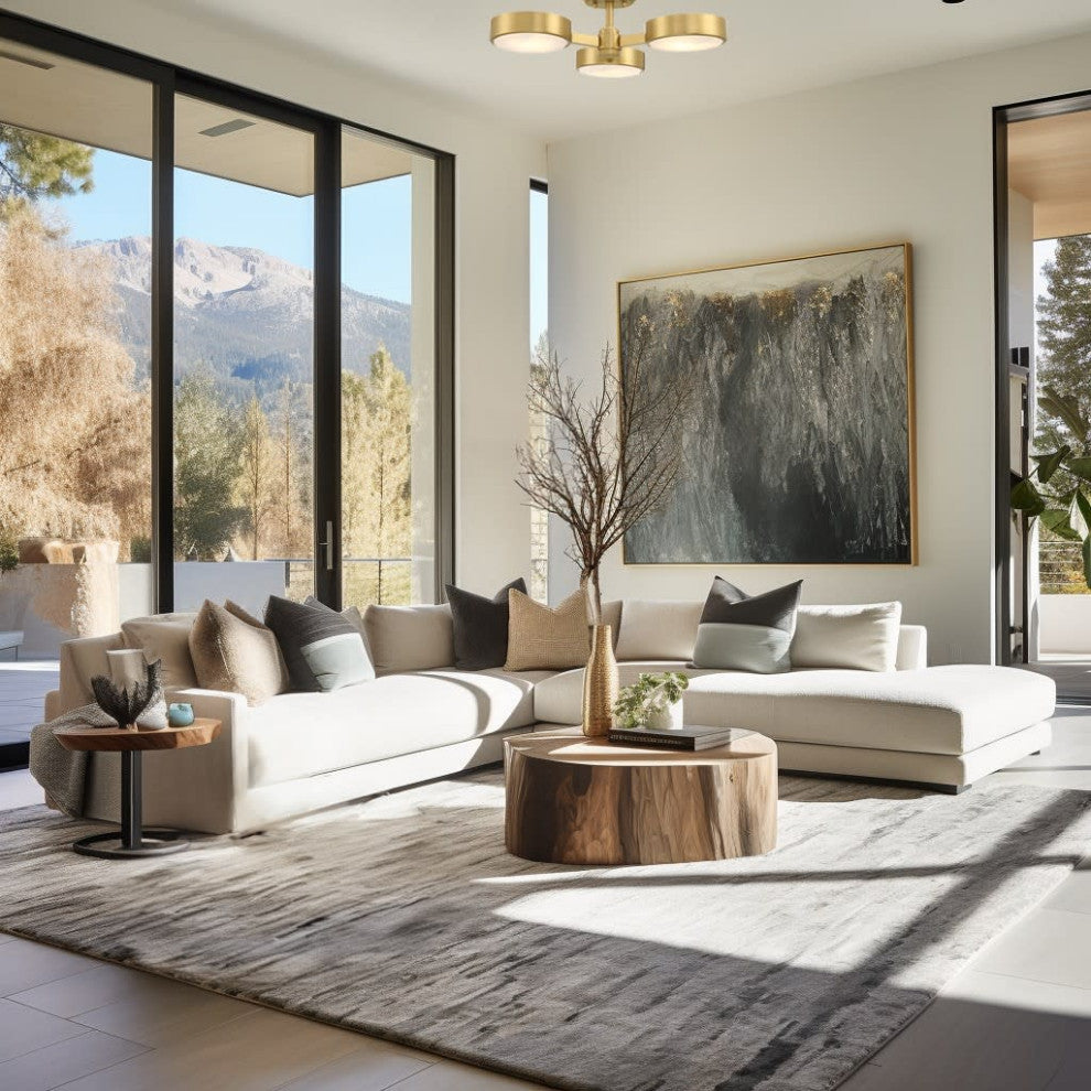 Crystorama Lighting Group ORS-733-ST Orson 3 Light 23"W - Modern Gold