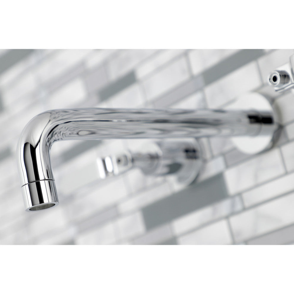 KS8021KL Two-Handle Wall Mount Tub Faucet, Polished Chrome