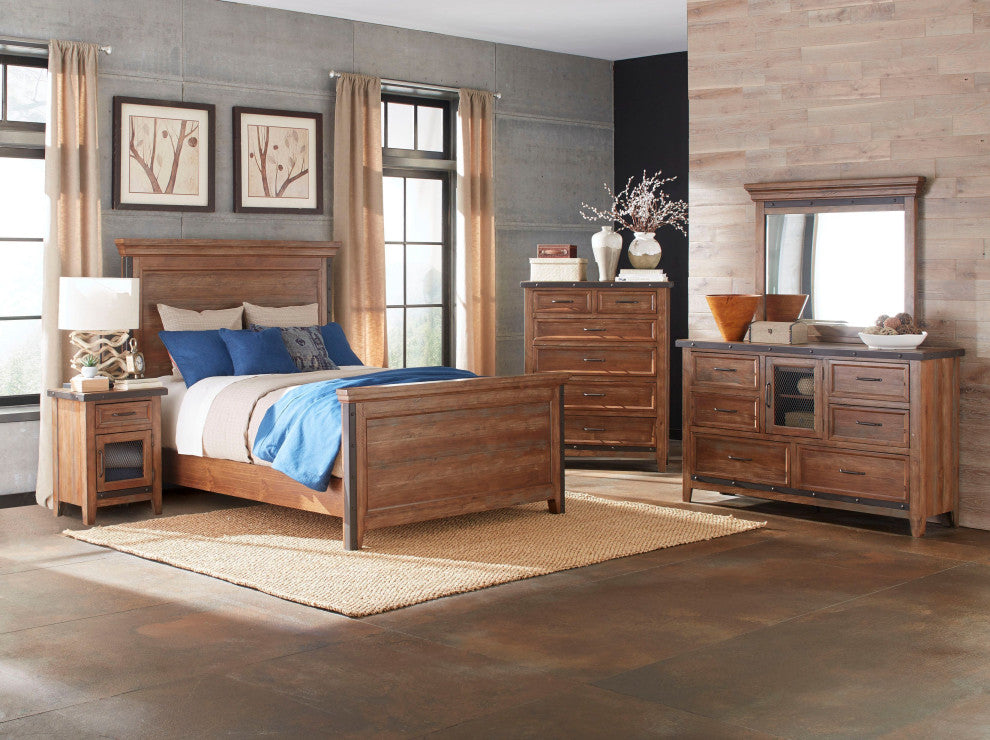 Taos 7-Drawer Media Chest, Canyon Brown