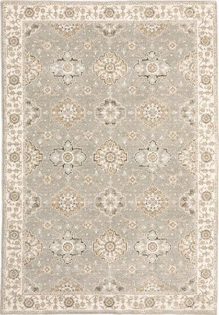 Oriental Weavers Andorra Grey/ Ivory Oriental Indoor Area Rug 10'X13'2"