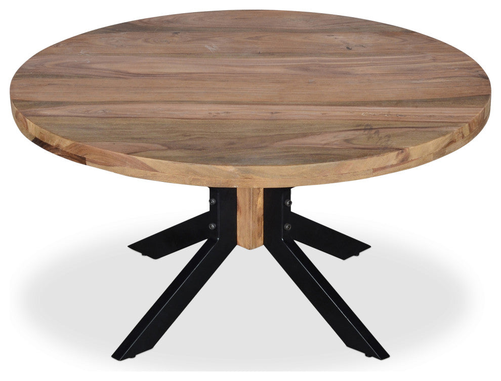 ROOT Sheesham Wood Round Coffee Table