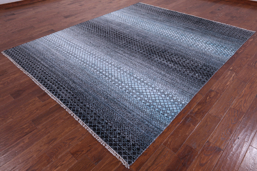 Handmade Savannah Grass Wool & Silk Rug 8' 0" X 9' 10" - Q15452