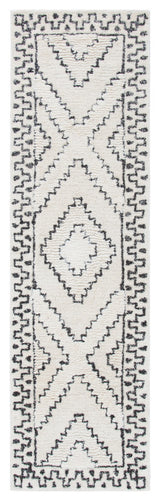 Safavieh Himalaya Collection CSB205Z Rug, Ivory/Black, 2'3" X 10'