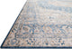 Blue Tangerine Printed Polyester Layla Area Rug by Loloi II, 7''-6"x9''-6"