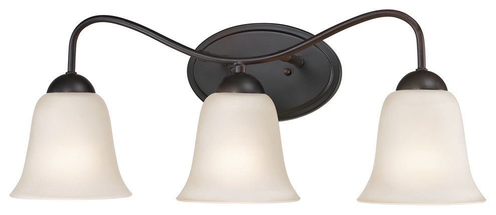 Conway 3-Light Bath Bar, Oil-Rubbed Bronze