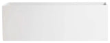 Belmont Rectangle Planter Box, White, 48"x18"x20"