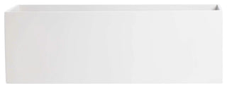 Belmont Rectangle Planter Box, White, 48"x18"x20"