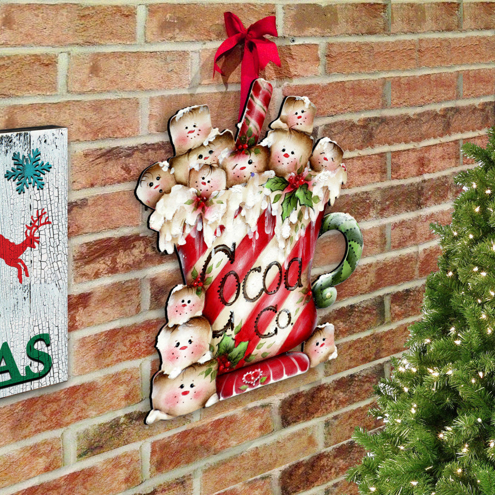 Cocoa Co Wooden Over the Door decoration