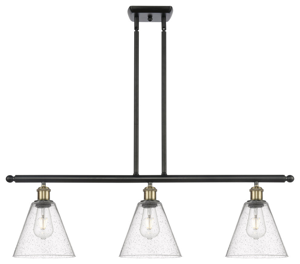 Innovations 516-3I-BAB-GBC-84 3 Light Island Light, Black Antique Brass