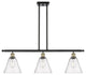 Innovations 516-3I-BAB-GBC-84 3 Light Island Light, Black Antique Brass