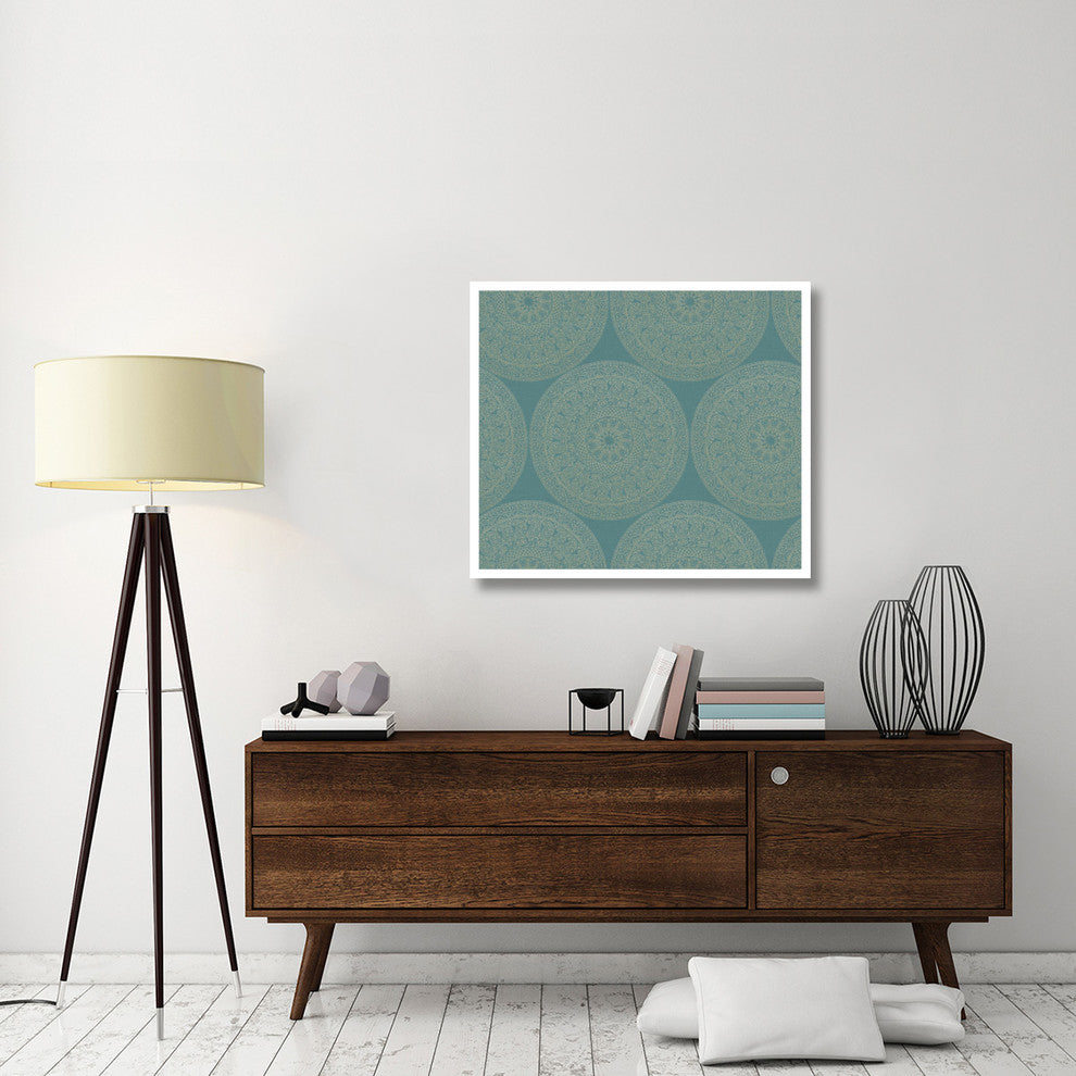 "Mandala Road Pattern II" Digital Paper Print by Daphne Brissonnet, 38"x33"