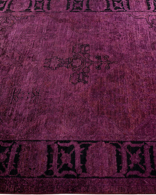 Vibrance, One-of-a-Kind Hand-Knotted Area Rug Purple, 5'0"x8'7"