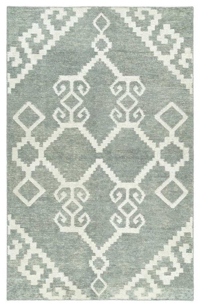 Kaleen Solitaire Collection Rug, Gray 9''6"x13''