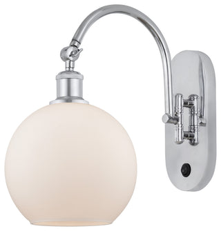 Innovations 518-1W-PC-G121-8 1 Light 8" Sconce, Polished Chrome