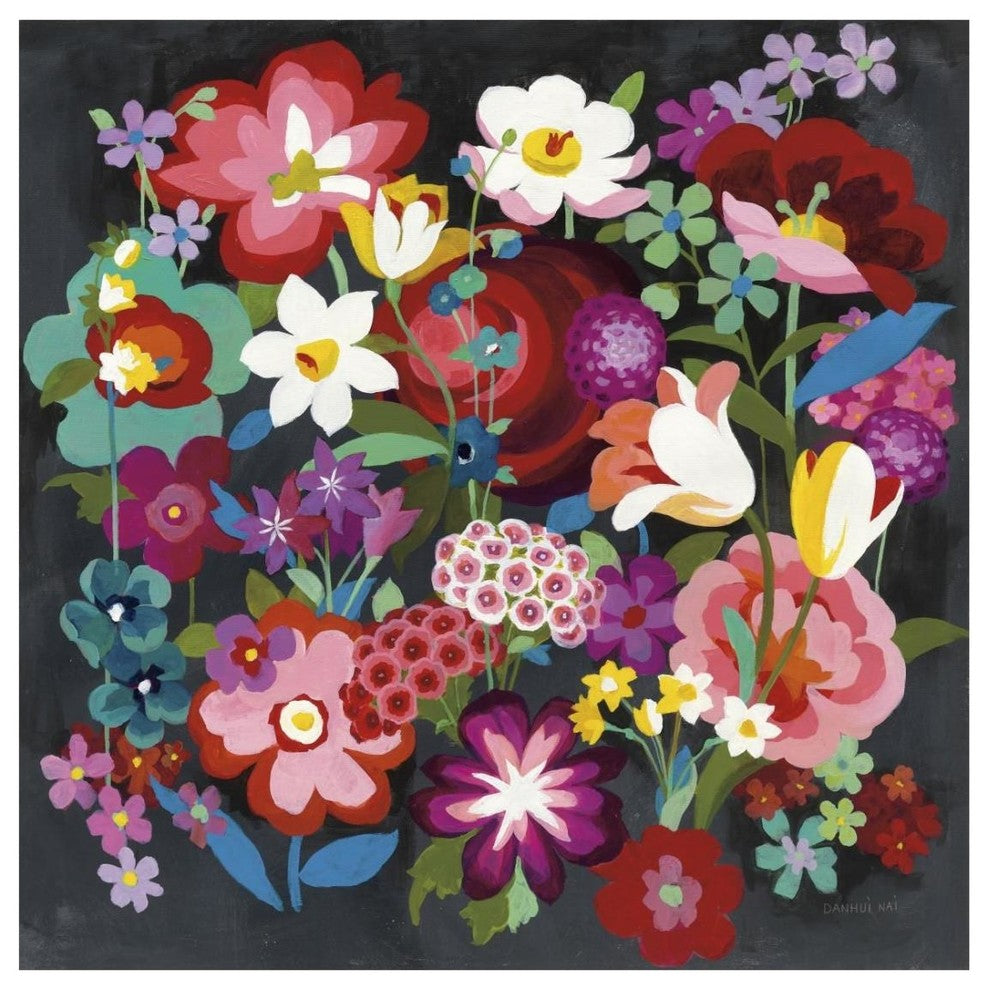 "Alpine Florals" Digital Paper Print by Danhui Nai, 26"x26"