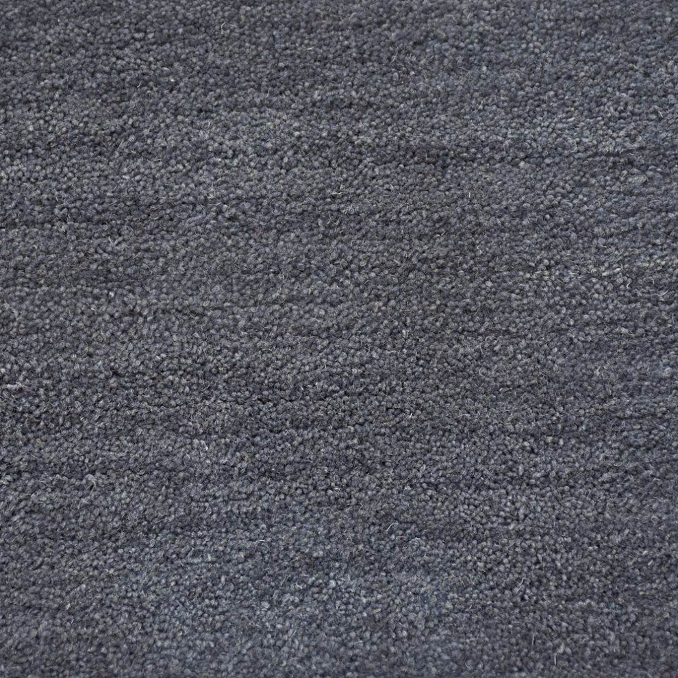 HAND TUFTED WOOL ECO-FRIENDLY AREA RUGS-Charcoal&Black Color,Contemporary