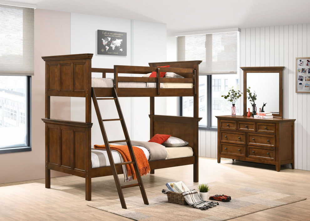 San Mateo Youth 7-Drawer Transitional-Style Dresser, Tuscan