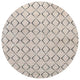 Ahgly Company Indoor Round Mid-Century Modern Area Rugs, 3' Round