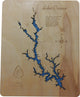 Lake Oconee, Georgia-Wood Lake Map, Small Standout