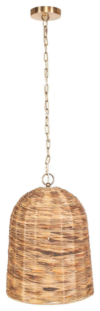 Uttermost Rotorua 1 Light Sea Grass Pendant