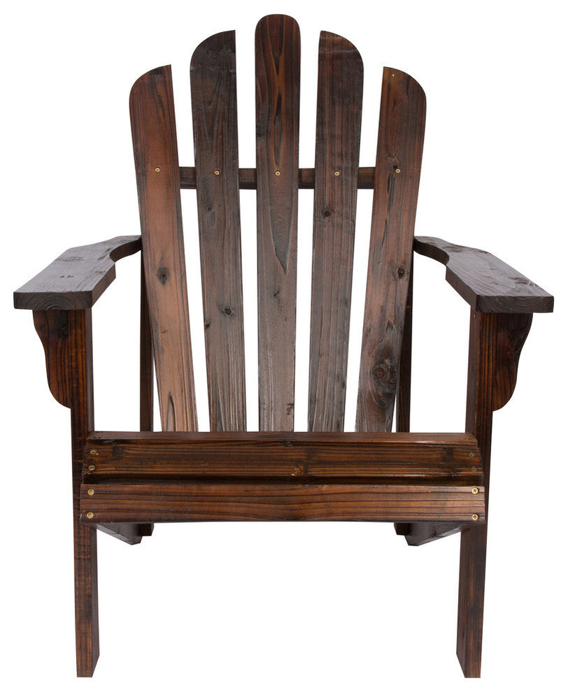 Westport Adirondack Chair, Burnt Brown