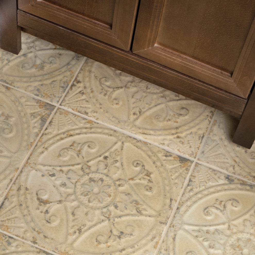 Saja Ceramic Floor and Wall Tile, Blanco, Blanco, Sample