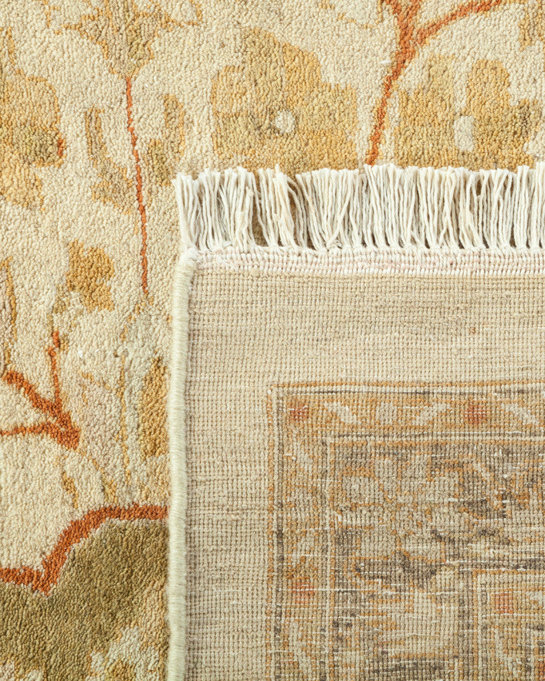 Arielle, One-of-a-Kind Hand-Knotted Area Rug Ivory, 9'3"x12'2"