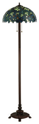 Meyda lighting 124814 63"H Nightfall Wisteria Floor Lamp
