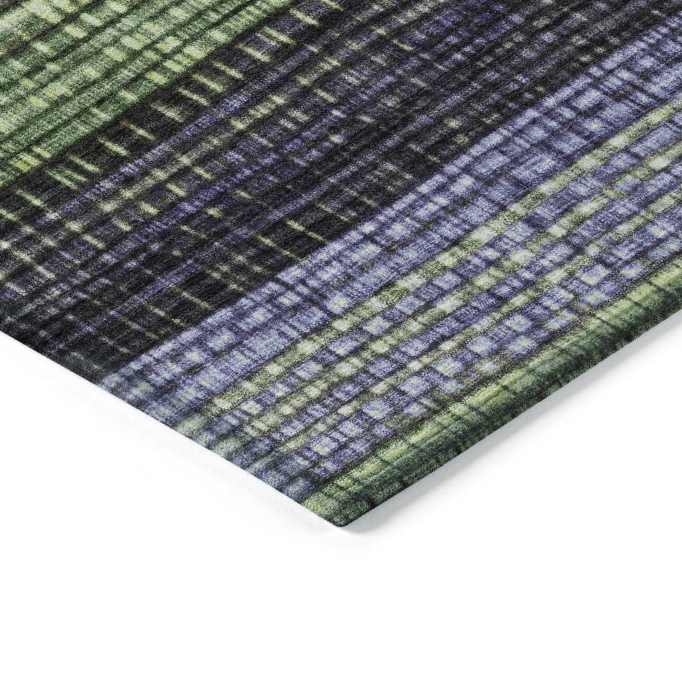 Machine Washable Indoor/Outdoor Chantille ACN1873 Aloe 2'3" x 7'6" Runner Rug