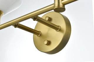 Elegant Lighting LD2321 Gene 4 Light 38"W Vanity Light - Satin Gold