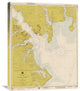 "Nautical Chart - Annapolis Harbor ca" Artwork, 23"x30"