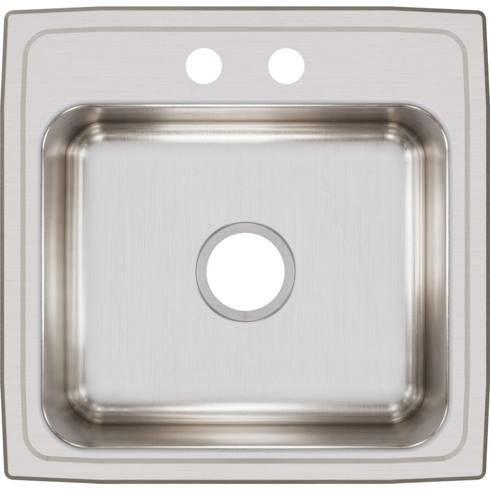 LR19192 Lustertone Classic Stainless Steel 19-1/2" x 19" Drop-in Sink