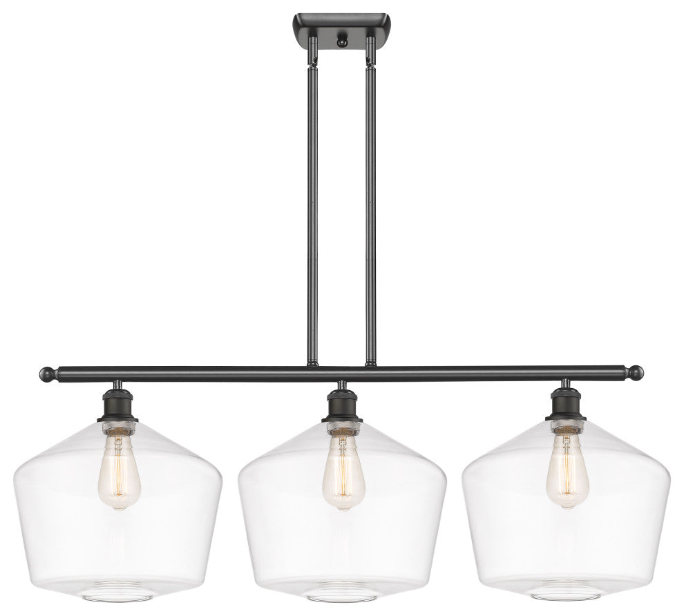 Innovations 516-3I-OB-G652-12-LED 3-Light Island Light, Oil Rubbed Bronze