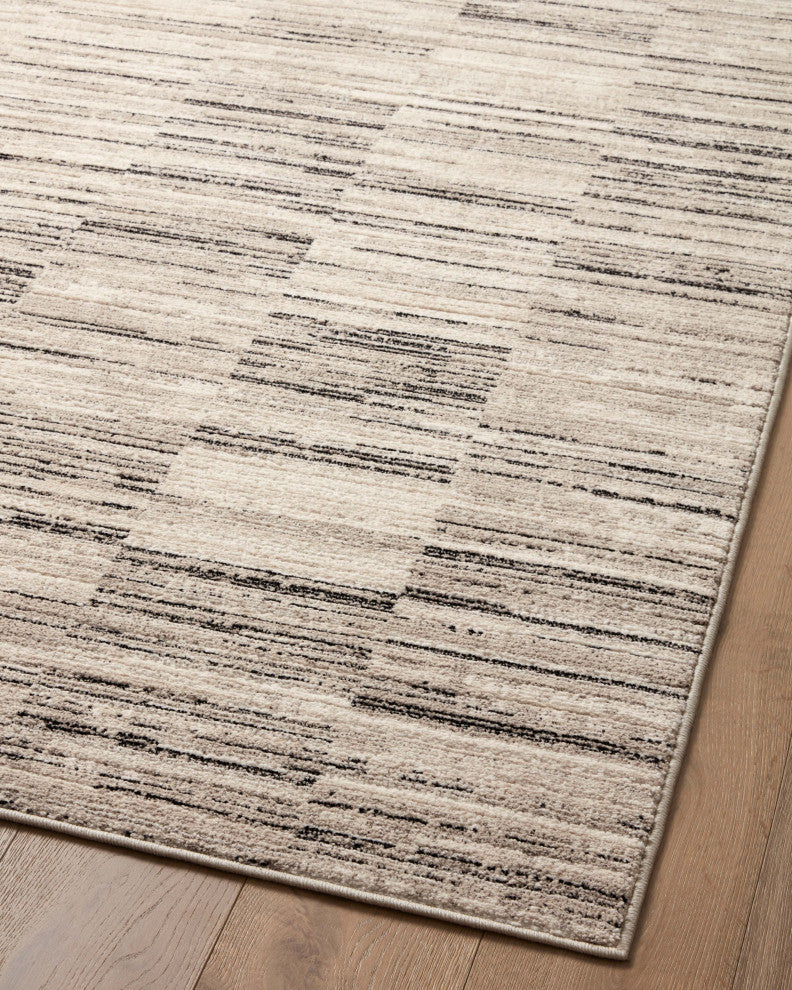 Loloi II Darby Charcoal / Sand 18" x 18" Sample Rug