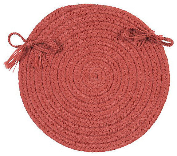 Colonial Mills Chair Pad Boca Raton Terracotta Chair Pad