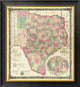 "The State of Texas, 1867" Framed Canvas Giclee by Jacob De Cordova, 24x26"