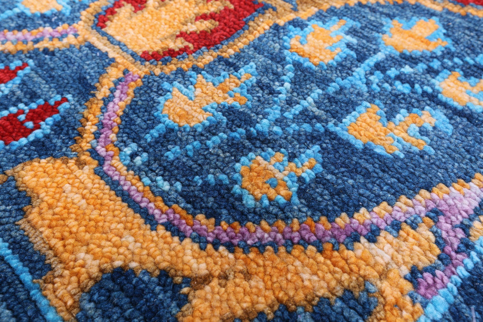 8' 2" X 10' 2" Handmade Turkish Oushak Wool Rug - Q15956