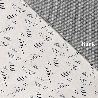 Muted Bongo Rug, Blue, 3'x5'