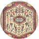 Ahgly Company Indoor Round Traditional Area Rugs, 4' Round
