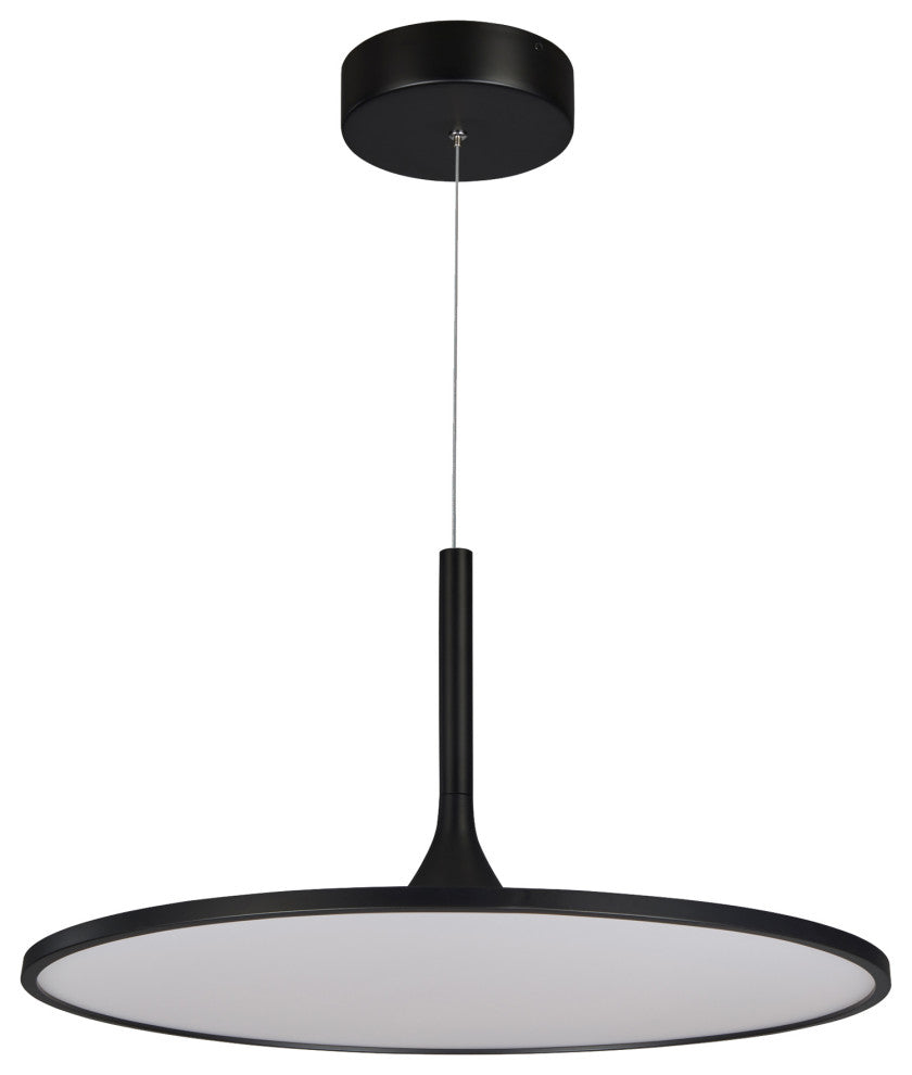 Salm Adjustable LED Chandelier, Black