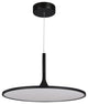 Salm Adjustable LED Chandelier, Black