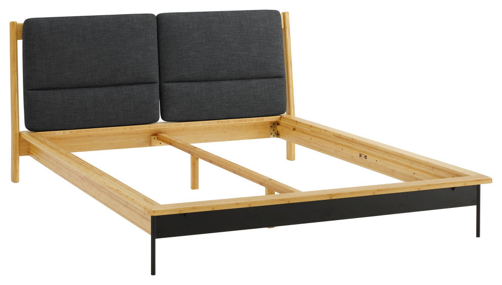 Santa Cruz Platform Bed With Fabric, King
