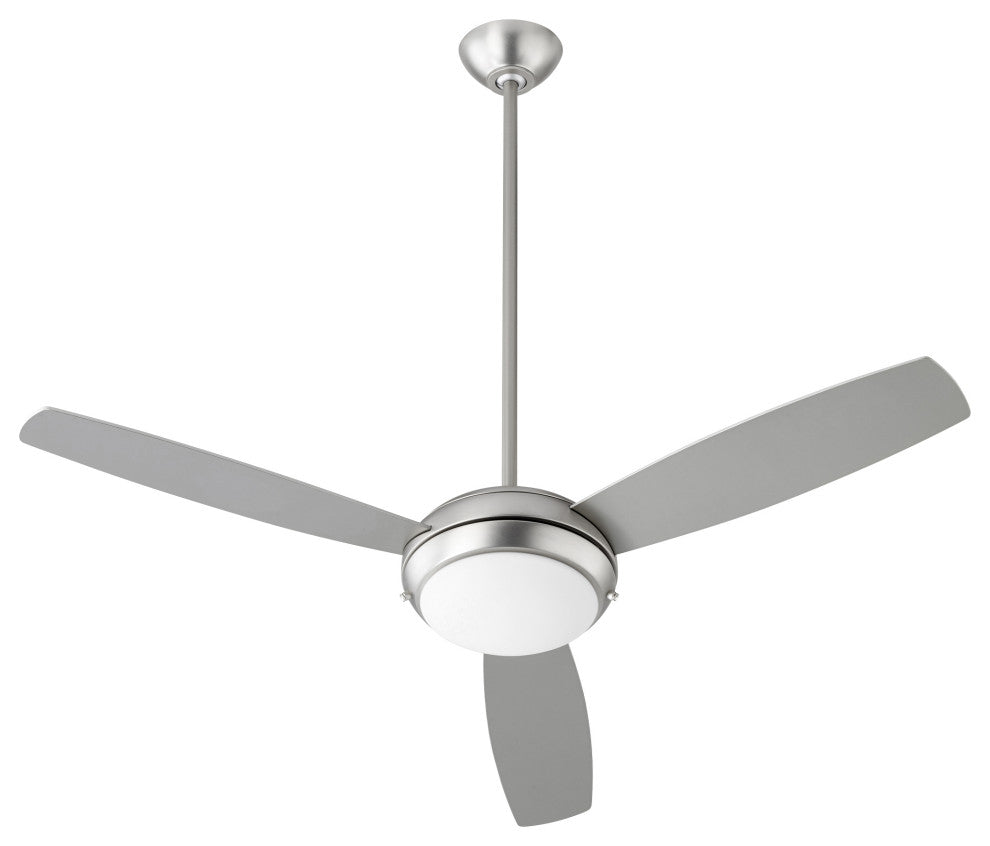 Quorum 20523-65 52"Ceiling Fan, Satin Nickel Finish