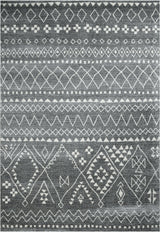 Sherpa 49006-4262 Area Rug, Gray and Ivory, 5'3"x7'7"