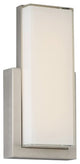 WAC Lighting Corbusier LED Wall Sconce, Satin Nickel