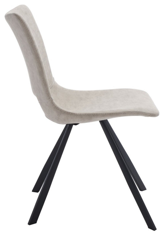Safavieh Mika Dining Chair, Stone/Black