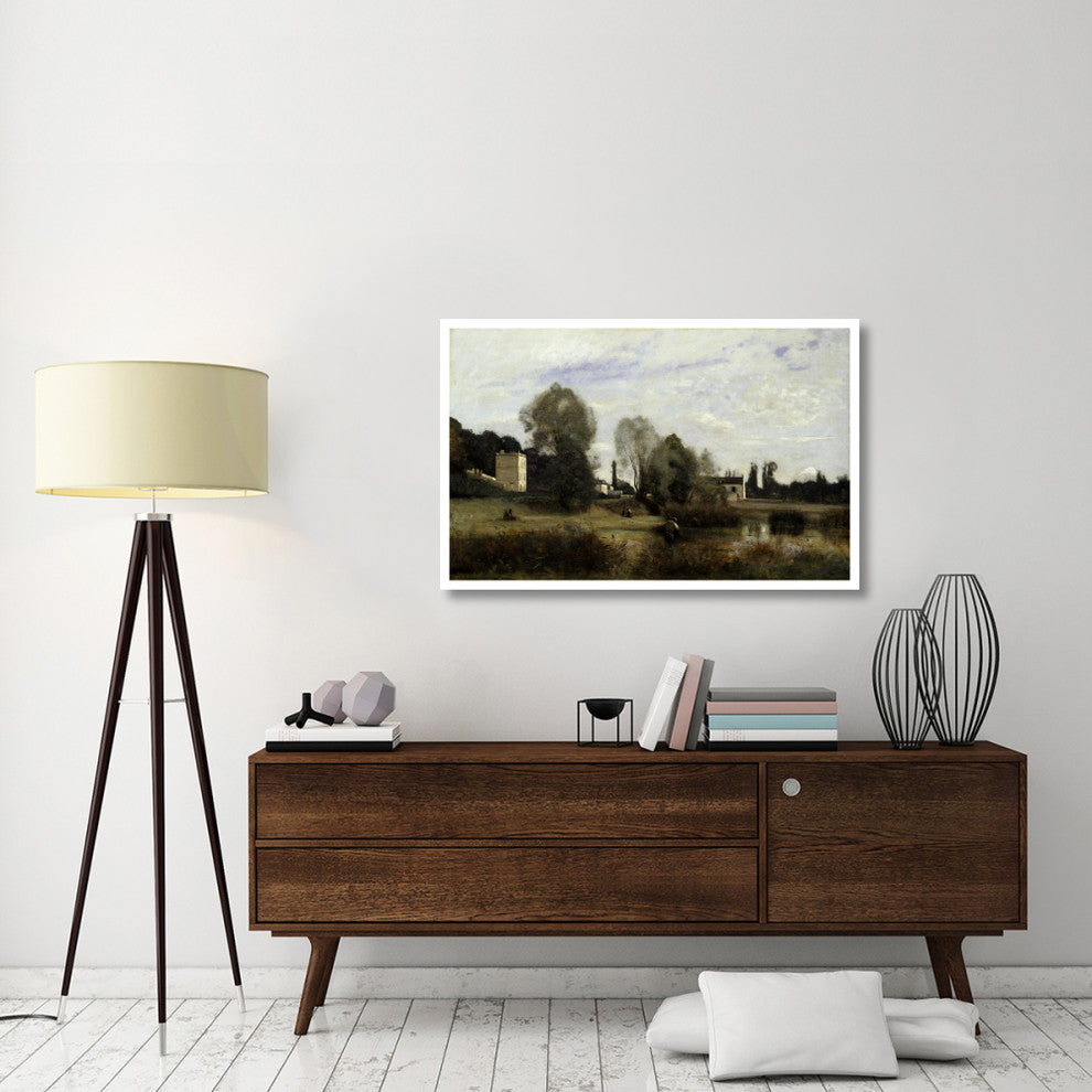 "Ville d'Avray, 1865" Print by Jean-Baptiste-Camille Corot, 46"x30"