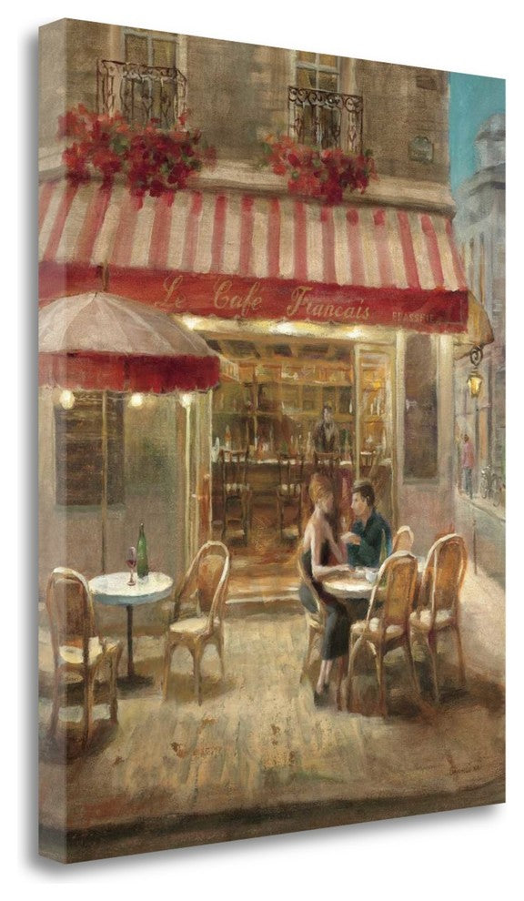 "Paris Cafe II Crop" By Danhui Nai, Giclee Print on Gallery Wrap Canvas